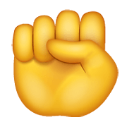 Emoji ✊ Pugno su WhatsApp 2.19.352.