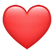 ❤️ Emoji Corazón Rojo en WhatsApp 2.19.352.