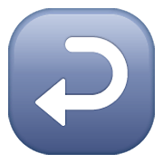 Emoji ↩️ Freccia Curva A Sinistra su WhatsApp 2.19.352.