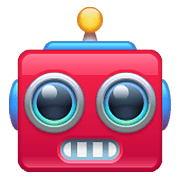 Emoji 🤖 Faccina Di Robot su WhatsApp 2.19.352.