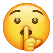 Emoji 🤫 Faccina Che Zittisce su WhatsApp 2.19.352.