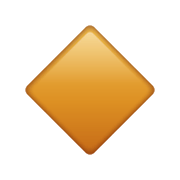 Emoji 🔸 Rombo Arancione Piccolo su WhatsApp 2.19.352.