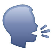 Emoji 🗣️ Persona Che Parla su WhatsApp 2.19.352.