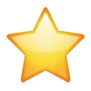 ⭐ Emoji Estrella Blanca Mediana en WhatsApp 2.19.352.