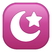 ☪️ Emoji Media Luna Y Estrella en WhatsApp 2.19.352.