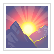 🌄 Emoji Sonnenaufgang über Bergen WhatsApp 2.19.352.