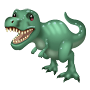 Emoji 🦖 T-Rex su WhatsApp 2.19.352.