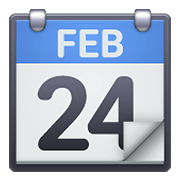 Emoji 📆 Calendario A Strappo su WhatsApp 2.19.352.