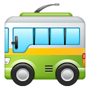 Émoji 🚎 Trolleybus sur WhatsApp 2.19.352.
