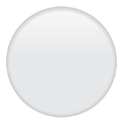 Emoji ⚪ Cerchio Bianco su WhatsApp 2.19.352.