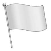 Emoji 🏳️ Bandiera Bianca su WhatsApp 2.19.352.