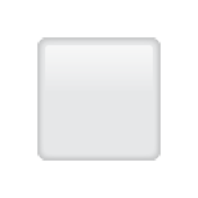 Emoji ◽ Quadrato Bianco Medio-piccolo su WhatsApp 2.19.352.