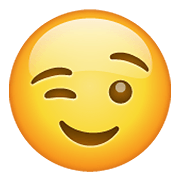 Emoji 😉 Faccina Che Fa L’occhiolino su WhatsApp 2.19.352.