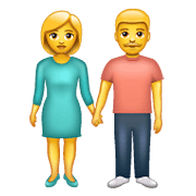 Emoji 👫 Uomo E Donna Che Si Tengono Per Mano su WhatsApp 2.19.352.