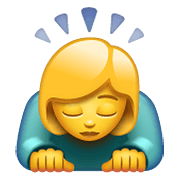 Emoji 🙇‍♀️ Donna Che Fa Inchino Profondo su WhatsApp 2.19.352.