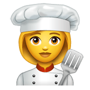 Émoji 👩‍🍳 Cuisinière sur WhatsApp 2.19.352.