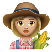👩🏼‍🌾 Emoji Agricultora: Tono De Piel Claro Medio en WhatsApp 2.19.352.