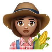 👩🏽‍🌾 Emoji Agricultora: Tono De Piel Medio en WhatsApp 2.19.352.