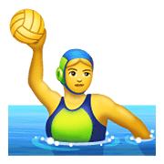 🤽‍♀️ Emoji Mulher Jogando Polo Aquático na WhatsApp 2.19.352.