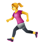 🏃‍♀️ Emoji Mujer Corriendo en WhatsApp 2.19.352.