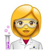 Emoji 👩‍🔬 Scienziata su WhatsApp 2.19.352.