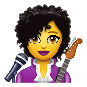Emoji 👩‍🎤 Cantante Donna su WhatsApp 2.19.352.