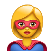 Émoji 🦸‍♀️ Super-héroïne sur WhatsApp 2.19.352.