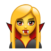 🧛‍♀️ Emoji Mulher Vampira na WhatsApp 2.19.352.