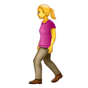 🚶‍♀️ Emoji Mujer Caminando en WhatsApp 2.19.352.