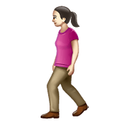 🚶🏻‍♀️ Emoji Mujer Caminando: Tono De Piel Claro en WhatsApp 2.19.352.