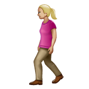 🚶🏼‍♀️ Emoji Mujer Caminando: Tono De Piel Claro Medio en WhatsApp 2.19.352.