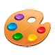 Emoji 🎨 Tavolozza Dei Colori su WhatsApp 2.19.7.