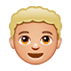 👦🏼 Emoji Niño: Tono De Piel Claro Medio en WhatsApp 2.19.7.