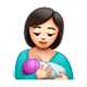 Emoji 🤱🏻 Allattare: Carnagione Chiara su WhatsApp 2.19.7.