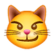 Emoji 😼 Gatto Con Sorriso Sarcastico su WhatsApp 2.19.7.