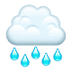 🌧️ Emoji Wolke mit Regen WhatsApp 2.19.7.