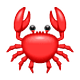 Émoji 🦀 Crabe sur WhatsApp 2.19.7.