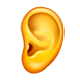 Emoji 👂 Orecchio su WhatsApp 2.19.7.