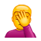 Emoji 🤦 Persona Esasperata su WhatsApp 2.19.7.