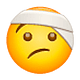 🤕 Emoji Gesicht mit Kopfverband WhatsApp 2.19.7.