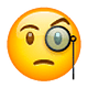 🧐 Emoji Gesicht mit Monokel WhatsApp 2.19.7.
