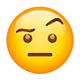 🤨 Emoji Gesicht mit hochgezogenen Augenbrauen WhatsApp 2.19.7.