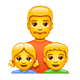 👨‍👧‍👦 Emoji Familie: Mann, Mädchen und Junge WhatsApp 2.19.7.