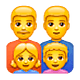 👨‍👨‍👧‍👦 Emoji Familie: Mann, Mann, Mädchen und Junge WhatsApp 2.19.7.