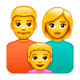 👨‍👩‍👦 Emoji Familie: Mann, Frau und Junge WhatsApp 2.19.7.