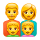 👨‍👩‍👦‍👦 Emoji Família: Homem, Mulher, Menino E Menino na WhatsApp 2.19.7.