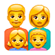 👨‍👩‍👧‍👦 Emoji Familie: Mann, Frau, Mädchen und Junge WhatsApp 2.19.7.