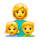 👩‍👧‍👦 Emoji Familia: Mujer, Niña, Niño en WhatsApp 2.19.7.