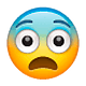 😨 Emoji ängstliches Gesicht WhatsApp 2.19.7.