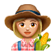 👩🏼‍🌾 Emoji Agricultora: Tono De Piel Claro Medio en WhatsApp 2.19.7.